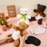 8 Set Bear Blindfolded Diaper Changing Baby Shower Games With Blindfold Changing 12 Inch Bear Dolls Diapers Gift Bags For Baby Shower Gender Reveal Raffle Party Game