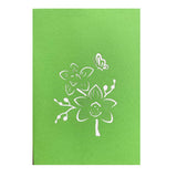 3D Ladybird And Clover Pop Up Card, 3D Insect Card For Girlfriend, Wife, Mum, Grandma, Teacher, Mother Day, Anniversary, Thank You, Good Luck, Thinking Of You, St Patrick Day Card, A23 (F32)