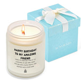 Happy Birthday Gifts For Women, Friendship Gifts For Women, Lavender Scented Candle, Funny Best Friend Birthday Gift For Sisters, Bestie