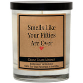 60Th Birthday Gifts For Her - Best Ideas, Buttercream Vanilla Scented, 100% Soy Candle For Women, Friends, Wife, Sister, Mom, Grandma, Handmade Aromatherapy Candles Decoration