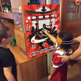 Ninja Warrior Party Games For Kids, Pin The Star On The Ninja Game For Ninja Warrior Spy Karate Birthday Party Supplies Decorations Favors