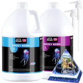 2 Gallon Epoxy Resin With Pumps, Bubble Free Resin Epoxy Kit, Crystal Clear Epoxy Resin And Hardener For Diy Art, Molds,Craft