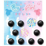 37 Pcs Baby Gender Reveal Balloons Board Game 59 X 51 Inch Boy Or Girl Gender Reveal Party Supplies Pink And Blue Confetti He Or She Game Balloons For Baby Shower Party Decor