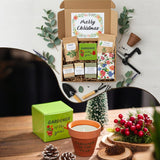 Gardening Candle Gifts For Women 6 Oz 2 In1 Terracotta Pot Gardening Scented Gifts For Valentine'S Day Pine, Star Anise, Cinnamon, Orange Mix Scented Candle For Gardeners Plant Lovers (White)