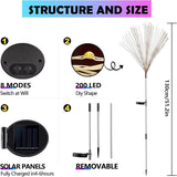 8 Pack Solar Flame Torch Lights Waterproof Flickering Flame Garden Patio Yard Landscape Lights