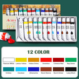 Acrylic Paint Canvas Set,52 Piece Professional Painting Supplies Kit With 2 Wood Easel,2 * 12Colors,2 * 10 Brushes,Circular Canvas Etc,Premium Paint Kit For Kids,Students, Artists And Beginner