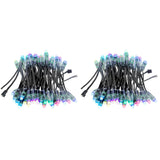 Ws2811 Addressable Led Pixel Light 50Pcs 5V 12Mm Digital Dream Color Diffused Rgb Led Pixels Module Round Black Wire Ip6