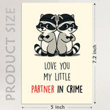 Cute Valentines Day Card With Envelopes - Sweetest Day Cards For Him And Her - Anniversary Card For Husband, Wife, Fiance, Boyfriend, Girlfriend - Birthday Card Gift 5X7 Inch