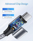 2 Pack 4FT 60W USB C to USB C Cable Fast Charging Cord for iPhone Samsung Pixel