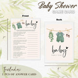 Hilarious Gender Reveal Games For Adults Women Men, Locally Grown Baby Family Feud Game Cards, Farmer'S Market Party Decorations Favors Ideas -30 Pcs, 5X7 In - G03