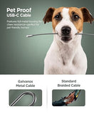 2 Pack 6FT USB C to USB C Braided Metal Charging Cable Ultra Durable Gunmetal