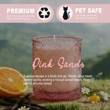 Pink Sands Scented Candle In Glass, Melon & Osmanthus Jar Candle Natural Soy Candles For Home Scented, Valentine'S Day Gift For Women, 60 Hour Burn Time,Friends, Family, Colleagues