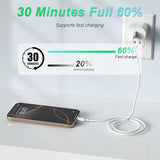 2 Pack 3FT USB A to USB C Fast Charging Cable for CarPlay iPhone 17 16 15 iPad Pro Air Charger Cord