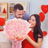 Diy Artificial Flower Bouquets, Butterfly Bouquet Kit Gift For Valentine'S Day Mother'S Day Wedding Birthday
