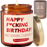 Funny Happy Birthday Candle | Lavender Vanilla, 100% Soy Wax | Funny Gifts For Women Friendship, Sister, Best Friend, Bff, Bestie, Coworker - Gag Candle Gift Idea For 40Th Or 30Th Birthday For Her