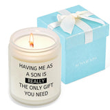 Gifts For Mom From Son, Christmas Mom Gifts From Son, Funny Mother Gift For Christmas Moms Gift Ideas, Unique Mother Present Lavender Soy Candles