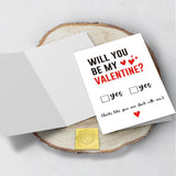 Romantic Valentines Day Card For Men Boyfriend, Funny Valentine’S Day Card For Him,(Will You Be My Valentine)