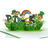 Cutpopup St Patricks Day Card Pop Up, 3D Greeting Card (Funny Happy Patricks Day)