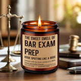 Candle, Future Lawyer, Bar Exam Prep Gifts, Studying For The Bar, Law School Essentials, Graduation Gifts For Law Student, Graduate, New Grad - Funny Future Lawyer Presents For Women Men