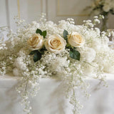 200 Pcs Artificial Baby'S Breath Flowers Bulk, Real Touch White Gypsophila Fake Flowers With Bendable Stems For Wedding Bouquets, Centerpieces, Diy Crafts, Home Garden Decor