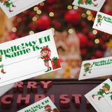 What'S Your Elf Name Game, 1 Elf Theme Sign And 50 Name Tag Stickers, Christmas Party Games, Birthday Game And Adult Parties, Activity Game For Office Or Class | Jrkp041L