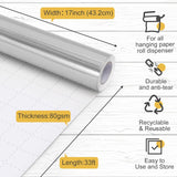 Silver Wrapping Paper, 17Inch X 33Ft Solid Color Metallic Lustre Paper, Silver Gift Wrapping Paper With Grid Cutting Lines Perfect For Birthday, Wedding, Valentine'S Day, Christmas, Baby Shower