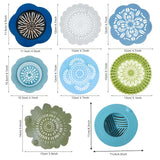 35 Pcs Acrylic Pouring Strainers Set, 11 Pcs Plastic Silicone Paint Pouring Strainers Painting Tools Kits Drawing Sets For Diy Paint