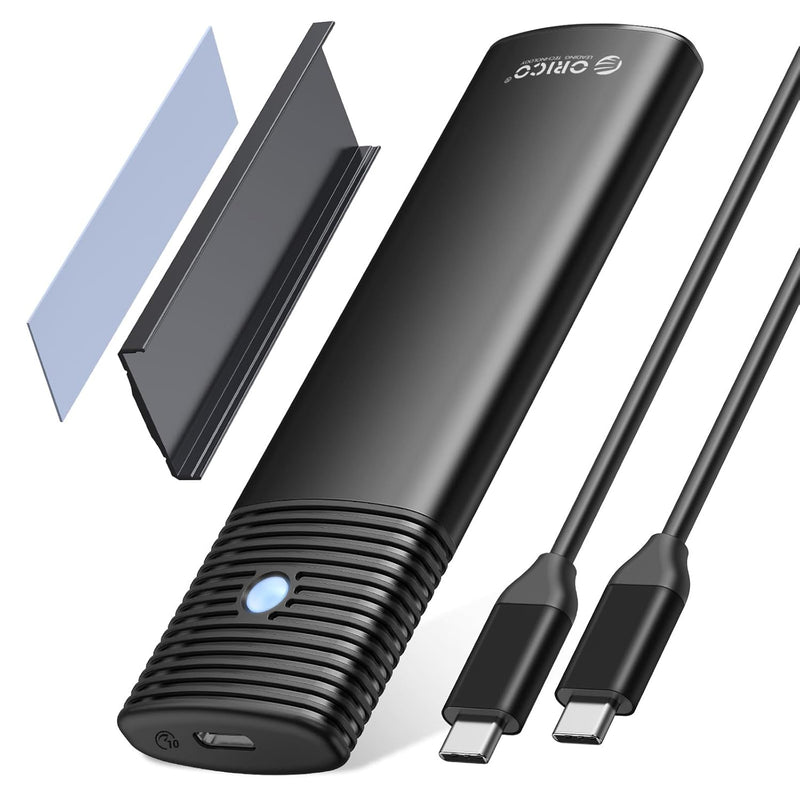 ORICO Aluminum M.2 NVMe SSD Enclosure, Tool-Free 10Gbps USB C Adapter, USB 3.2