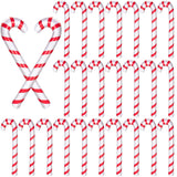30 Pcs Inflatable Candy Canes For Christmas 35.4" Jumbo Candy Canes Balloons Xmas Tree Hanging Decor For Christmas Indoo