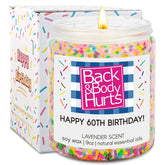 60Th Birthday Candles, 60Th Birthday Gifts For Women, Men - Funny Bday Gifts For 60 Year Old Woman - Funny Turning 60, Happy Bday Present Ideas For Sister, Friend, Mom, Wife, Boss, Lady