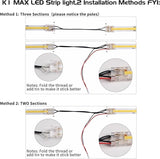24V COB LED Light Kit for Creality K1 Max 3D Printer 1.3m Super Bright Flexible LED Strip Replacement