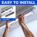 12 Pack 8FT LED Bulbs 44W 5500LM 6500K FA8 Single Pin T8 T10 T12 Fluorescent Replacement