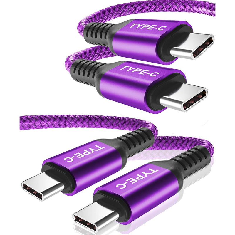 Usb Type C To C 100W Cable 15Ft/2Pack,Power Delivery Fast Charging Pd Charger