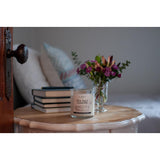 Peripeti Home Sea Salt + Jasmine Scented Candle - Wooden Wick, 8.5Oz Natural Soy Wax For Calming Coastal Aromatherapy - Long-Lasting Fresh Fragrance For Home Or Gift