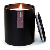 Passionfruit & Ginger Scented Candle - 75 Hour Burn - Luxury Non Toxic Soy Wax Candles - Long Lasting Black Tumbler Jar Candle For Home - 10.2Oz