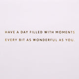 Hallmark Signature Mother's Day Card (Cut Paper Flowers Have a Wonderful Day)