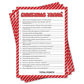 15 Christmas Trivia Question Game Cards Fun Fast Party Activity For Adults, Office, Group, Thanksgiving, Holiday Event