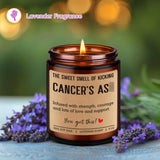 Scented Candle, Breast Cancer Gifts For Woman, Cancer Care Gifts For Women Men - Chemotherapy Must Haves - Funny Uplifting Chemo Comfort Items - Mastectomy Survivor, Surgery Recovery Patients