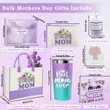 Christmas Birthday Gifts For Mom, Mother'S Day Gifts From Daughter With 20 Oz Insulated Tumbler, Canvas Tote Bag, Makeup Bag, Scented Candle, Christmas Gifts Basket For Woman, Mothers Birthday Gifts