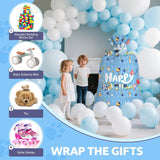 36×56 Inch Large Blue Birthday Gift Bag Boys Jumbo Plastic Boy Happy Birthday Themed Kids Gift Bags Xl Parties Favors Decorations