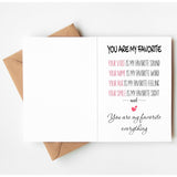 Valentines Day Card For Him, Her – Romantic Greeting Card For Husband, Wife, Boyfriend, Girlfriend – 5X7 Folded Anniversary Card With Envelope & Sticker – Blank Inside, Sweet Love Quote On Front