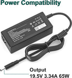 Dell Inspiron 65W AC Power Charger Adapter 11 13 15 17 3000 5000 7000 LA65NS2 01
