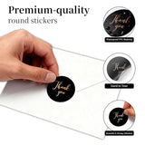30 Pack Box Of Thank You Cards With Envelopes Bulk Set & Stickers, Blank Thank You Notes Cards With Message Inside, 6×4 Inches, Thank You Note For Employees, Teacher, Birthday, Graduation, Small Business ? Holiday - Black