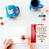 I Love You Card, Romantic Greeting Card With Envelope, Valentine’S Day Gifts,Sweet Card For Wife Husband Girlfriend Boyfriend Just Because