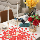 1500 Pcs Red Rose Petals Flower Artificial Fake Silk Rose Petals Decorations For Wedding Decor Romantic Night Event Party Engagement In Bulk