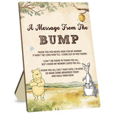 Baby Shower Decorations-Baby Shower Party Games-Baby Shower Gender Reveal Decorations-Party Decorations-Message From Bump,Yellow