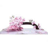 Cherry Blossom Pop-Up Birthday Card, Mothers Day Card, Get-Well Card, Anniversary Card, Valentines Day Card, All Occasions