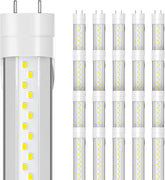 20 Pack 4FT T8 LED Bulbs 24W 3600LM 6500K Daylight Type B Dual End Ballast Bypass Tubes