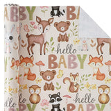 30 Inch Baby Shower Wrapping Paper Roll - 30 Inch X 33 Feet - Little Woodland Animal Wrapping Paper For Baby Shower, Kids Girls Boys Birthday