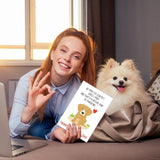 Funny Mothers Day Card - 5.5X8'' Happy Mother'S Day Card For Dog Moms Fur Mom Mothers Day Gifts Humorous With Envelope For Women